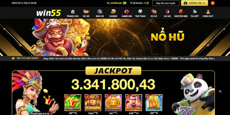 Nổ hũ đổi thưởng tại đây sở hữu nhiều Jackpot tiền tỷ